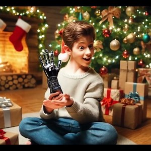 "Robo-Christmas: Festive Future Encounters"