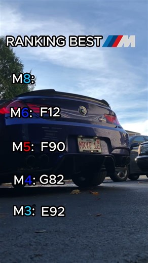 Every BMW M Generation Ranked🔥Prove me wrong #bmw #m3 #m5 #cars #shorts