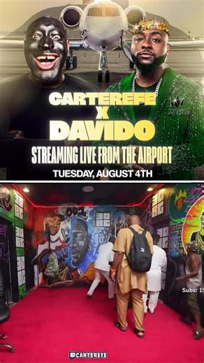 Throwback to when Carter Efe welcomed Davido to his studio… 🤝🔥 Now they’re linking up again with big airport vibes! 🦅✈️ Two big forces, one moment. August 4th is looking interesting already. 👀🔥 Who else can’t wait to see what they’ve got cooking? 👇🏾 #Davido #CarterEfe #30BG #Afrobeats #TrendingNow