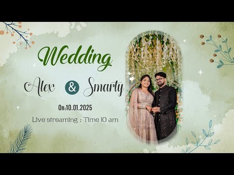 ALEX + SMARTY | WEDDING CEREMONY - 10 JAN 2026 | BETHEl MEDIA LIVE