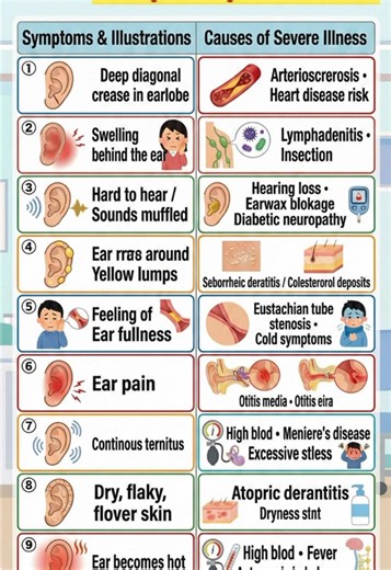10 Ear Signs Indicating Overall Health