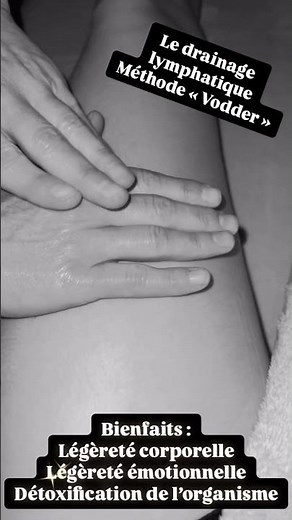 ✨ Drainage lymphatique methode « Vodder » 🥰