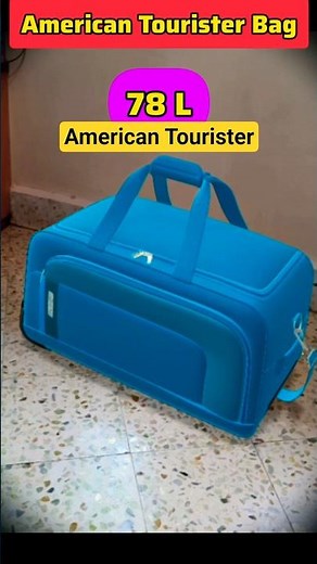 American Tourister 78L Strolley Duffle Bag Review 🎒 Duffle bag with wheels and handle