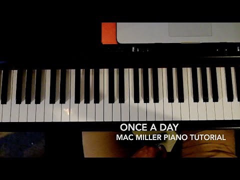 Once a Day Mac Miller Piano Tutorial