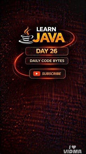 #day26Learn Java in Tamil #java #tamil#code#easycode#dailycode #easytolearnforbegginers#interview