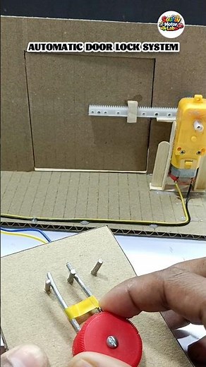 Automatic Door Lock with DC Motor | Smart DIY Security System 🔒⚡