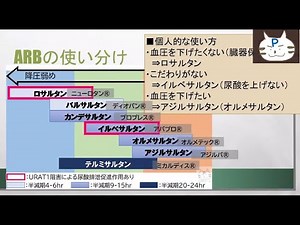 【降圧薬】教えて！ぷー先生！降圧薬について 第４話 ARBの使い分けについて