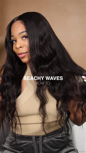 Beach’s waves tutorial ! Learn how to curl. Link in bio for wig deets. #hairstyle #beachywavestutorial #beachywaveshair #howtocurlhair #atlhairstylist #fyp
