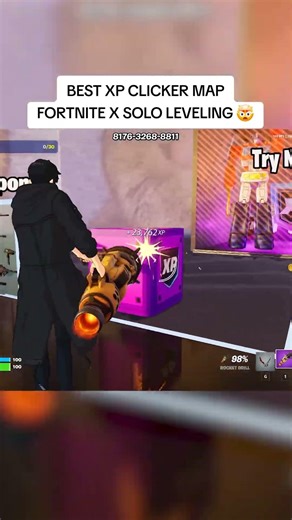 This xp clicker map is crazy 💀🙏 #fortnite #fortnitexp #fortniteclips