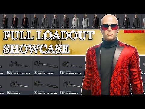 Hitman 3 Fully Unlocked Loadout Showcase