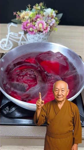 Put beetroot peels in boiling water