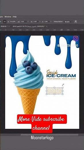 Special Ice Cream Banner Design in Adobe Photoshop 2026 | Food Banner Tutorial