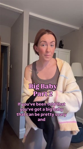 The best way to face fear is with knowledge ✨ if you were hoping for a vaginal birth but have been told your baby is ‘big’ or ‘too big’ then it’s time to do some research my loves! What matters more than baby’s actual size is the support you receive & the knowledge you have around things like positioning (avoid your back!), movement & physiology. #induction #bigbaby #doula #birth #pregnancy