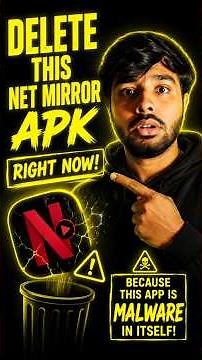 Delete Net Mirror APK NOW! ⚠️ Your Data, Contacts & Privacy Could Be at Risk #shorts #techfeed