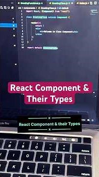 React JS - Short #1 | React for Beginners | Components & Their Types Explained. #reactjstutorial