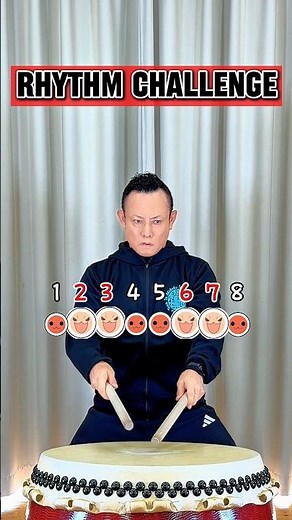 リアル太鼓の達人！Real Taiko no Tatsujin‼︎ リズムチャレンジRhythm Challenge 徐々に難しくなるよ #kotetsu 小鉄 #Japanese drums 和太鼓