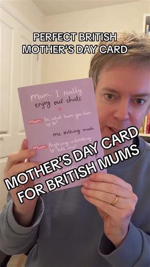 The Perfect British Mother's Day Card