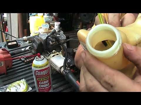 Stihl FS 80 Trimmer gas hose and ignition coil repair