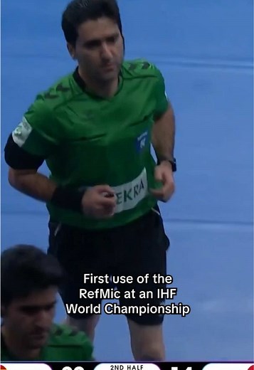 RefMic Launch at IHF World Championships: Enhanced Referee Insights