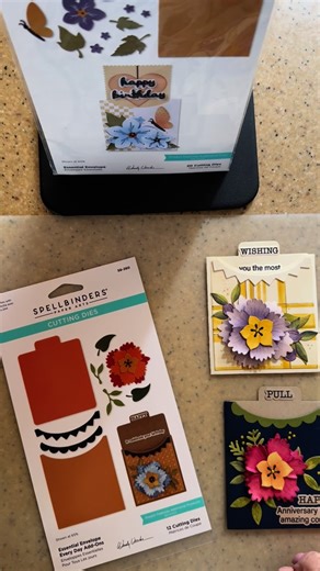 wendy vecchi on Instagram: "DID YOU KNOW? Your favorite local stores & online shops are ordering my NEW Tabbed Classics collection from @teamspellbinders NOW! Here’s a quick look at some fun samples. With this, you can make this. With this, you can make this. And there’s so much more. Let them know if there is something you NEED! Thanks a million for your support. ❤️ #teamspellbinders #wendyvecchi #diecut #diecutting #stencils #envelopeart #mixedmediaonpaper #floralcard #embossingfolder"