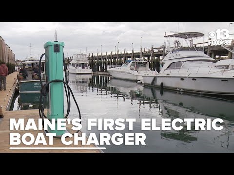 Portland home to Maine’s first electric boat charger