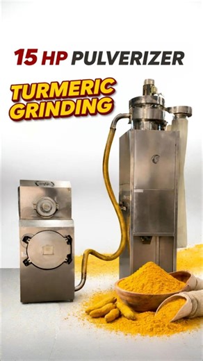 Samruddhi 15 HP Triple Chamber Masala Machine | Haldi Grinding Demo