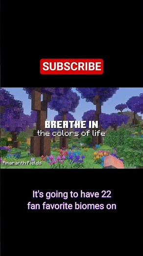 Oh The Biomes You'll Go Add-on #mcbedrock