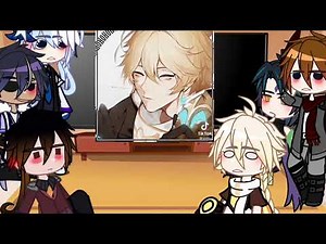 Genshin impact reacts to aether || all x aether