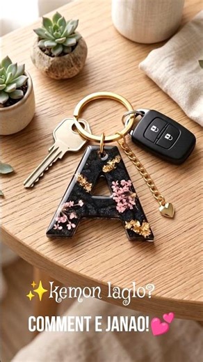 ✨Resin Keychain , Tutorial 💞#shorts #resinart #keychain #resin