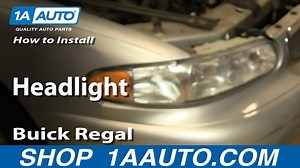 How to Replace Headlights 1997-2005 Buick Century