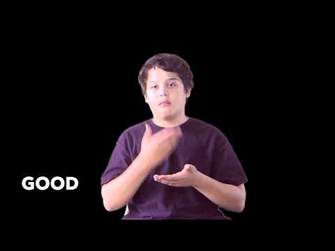 Learn How to Sign the Word Good