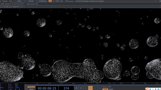 用TouchDesigner仿流体结构的Liquid Orb