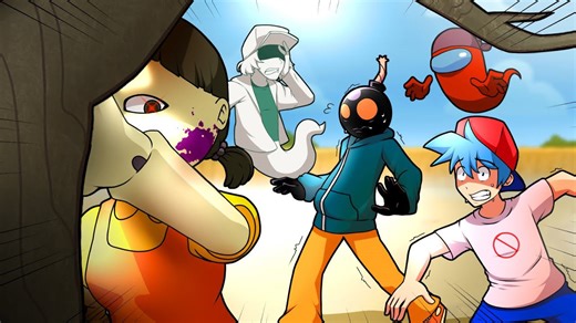 Release but Everyone Sings It: Friday Night Funkin Animation Squid Game Edition