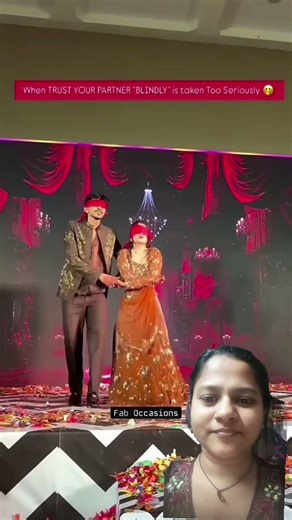 Couple Blindfold Sangeet Dance Performance|Indian Wedding Dance|Couple Dance|Couple Love #fyp
