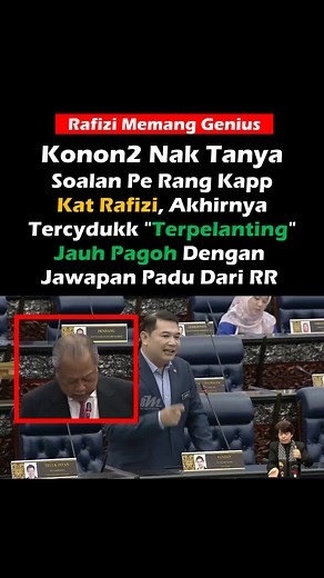 Kebolehan Genius Rafizi Terjawab Dengan Bijaksana di Parlimen