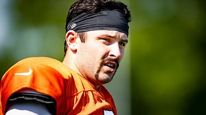 Baker Mayfield explains why he's bulked up, how much he wants to play Friday and more - Press Conference