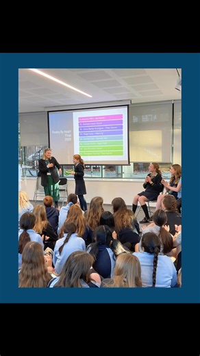 🎤 Poetry in Action! In our annual Poetry By Heart competition, seven talented finalists from Years 7 & 8 took to the stage to deliver their challenging poems with great poise and skill. ✨ The finalists: Year 7 – Bethany (Alone), Olivia (Mike Teavee), Paige (Warning) Year 8 – Tamsin (Night Mail), Xanthe (Flannan Isle), Bea (Alone), Florence (Mike Teavee) The performances were outstanding, making it tough for the judges! 🏆 Winner: Florence (Year 8) for her animated delivery of Mike Teavee 🥈 Run