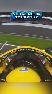 572K views · 2.5K reactions | Here's an on-board look at what happened during Scott McLaughlin's crash during the pace laps of the #Indy500 | INDYCAR on FOX | Facebook