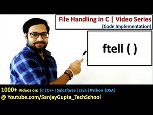 How to use ftell( ) function in file handling in c programming | by Sanjay Gupta