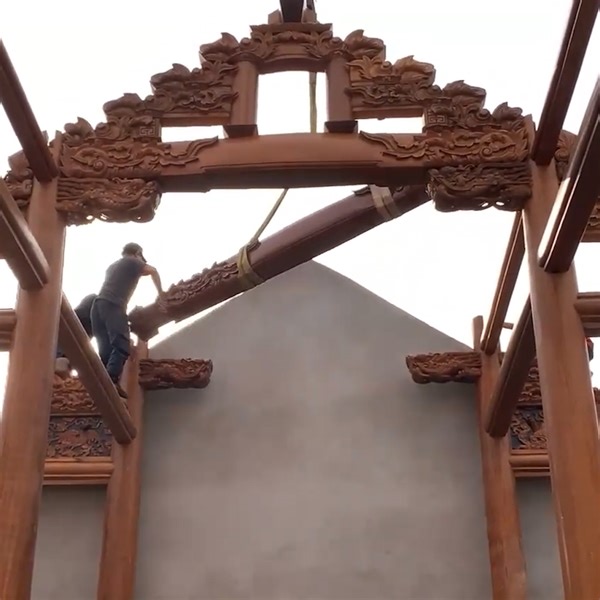 1.4M views · 7.7K reactions | Building a Traditional Wooden House in Asia Part 1 | DIY & Crafts | Facebook