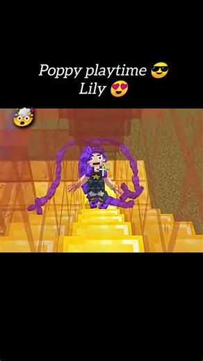 Minecraft: Meeting LILLY from Poppy Playtime Chapter 5.. 💀 #shorts