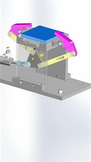 Dual-position clamping#3dprinting #machine #mechanism#solidworks #simulation