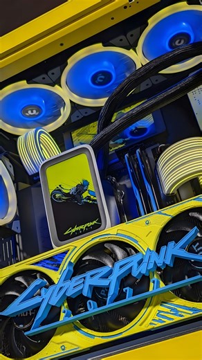 M͎V͎P͎ ͎G͎A͎M͎I͎N͎G͎ | Custom PC builds on Instagram: "Custom Gaming Pc Cyberpunk 2077 🟨🟦 by @hytebrand Parts List: •CASE: HYTE Y70 TOUCH INFINITE •MB: NZXT B850 N7 BLACK •GPU: PALIT RTX 5070 GAMING PRO-S •CPU: AMD RYZEN 7 9800X3D •AIO: HYTE THICC Q60 240MM •PSU: SEASONIC VERTEX PX-1200 ATX 3.1 •RAM: GSKILL TRIDENT Z5 NEO •CABLES: GAMEMAX 24pin & 16pin •FAN: THERMALTAKE SWAFAN EX 120 ARGB •DISPLAY: THERMALTAKE 6.0" LCD SCREEN @hyte_europe @hyte_latam @hytebrasil @hyte_asia @palit