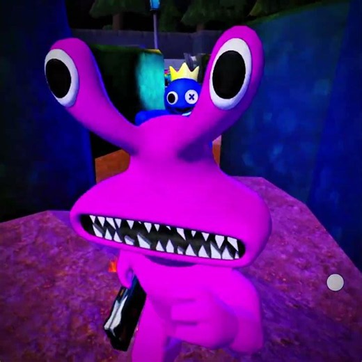 What If I Playing as Pink & Blue Monster In Rainbow Friends funny moments #rainbowfriends #roblox