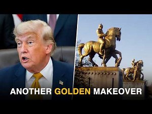 Restored Golden Statue Unveiled Near Lincoln Memorial I Watch