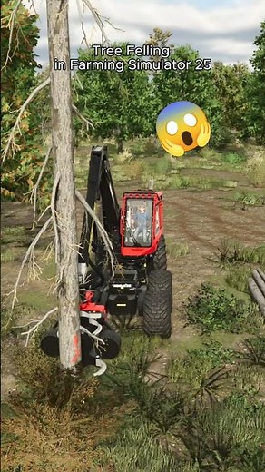 Tree Cutting in Farming Simulator 25 #farmingsimulator25