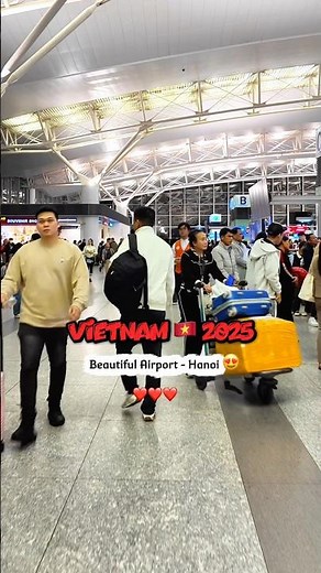 Explore the Modern and Clean Noi Bai International Airport #aviation #vietnam