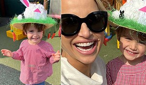 'I'd never heard of this before' - Vogue Williams shares sweet snaps of son with DIY 'Easter Bonnet' - Extra.ie