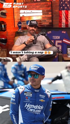10K views · 112 reactions | Kyle Larson responds to getting caught napping ahead of the Kansas race start #NASCAR | FirstSportz Nascar | Facebook