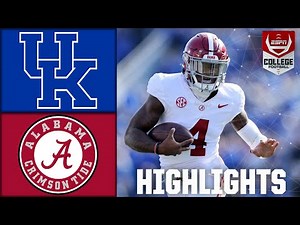 🚨 SEC WEST CHAMPS 🚨 Alabama Crimson Tide vs. Kentucky Wildcats | Full Game Highlights